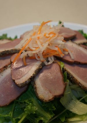 合鴨ロースのグリーンサラダ-レシピのメイン写真