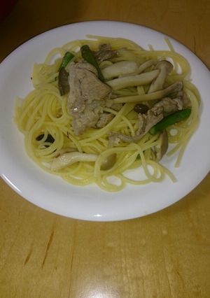 豚肉とアスパラのペペロンチーノ風-レシピのメイン写真