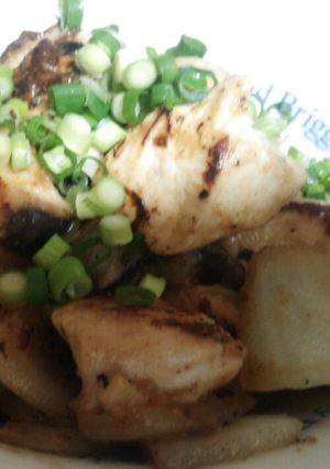 鶏もも玉ねぎエリンギの塩麹炒め-レシピのメイン写真