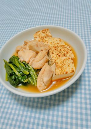 ✽鶏肉と焼き豆腐の炊き合わせ✽-レシピのメイン写真