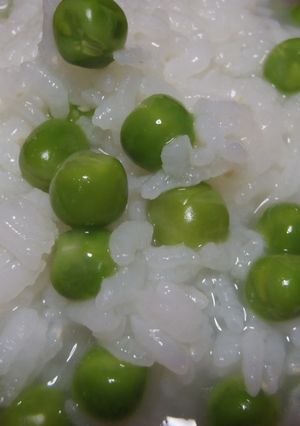 簡単にできる…「エンドウ豆粥」-レシピのメイン写真