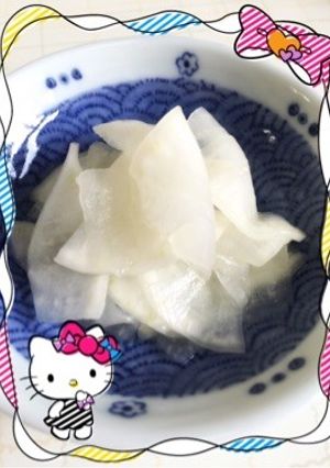 酢大根〜焼肉丼の添えに〜(o˘◡˘o)♡-レシピのメイン写真