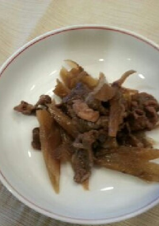 簡単♡牛肉とゴボウのしぐれ煮-レシピのメイン写真