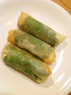 ささみとチーズの梅しそ春巻-レシピのメイン写真