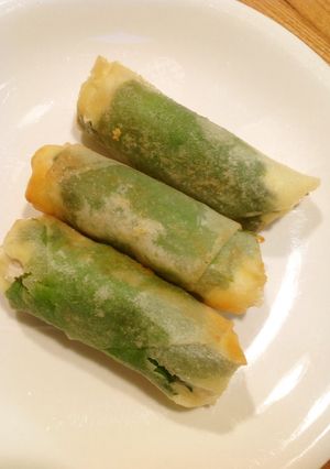 ささみとチーズの梅しそ春巻-レシピのメイン写真