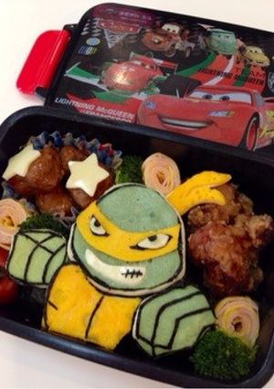 ミュータントタートルズ弁当…♩-レシピのメイン写真