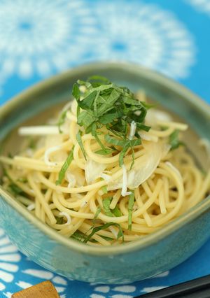 ちょこっと１品❢青しそ冷製スパゲティ-レシピのメイン写真