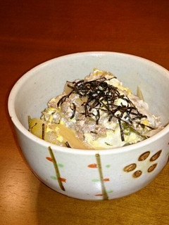 ひき肉と水菜で!ガッツリ丼-レシピのメイン写真