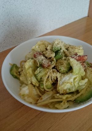春キャベツとアボカドの和風パスタ-レシピのメイン写真