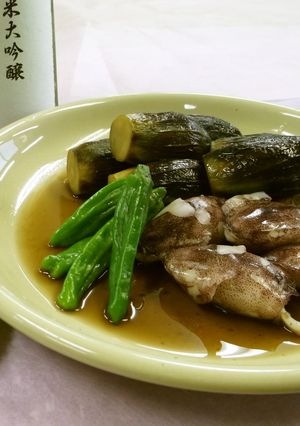 ヘタ紫ナスと小イカの炊き合わせ-レシピのメイン写真