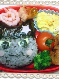 キャラ弁☆たまごっち くろまめっち-レシピのメイン写真
