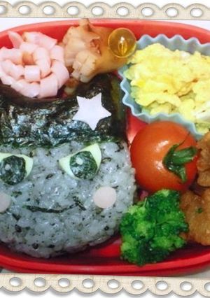 キャラ弁☆たまごっち　くろまめっち-レシピのメイン写真