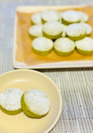 抹茶のポルボロン（米粉使用）-レシピのメイン写真