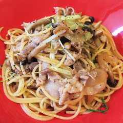 豚肉としめじの和風パスタ-レシピのメイン写真