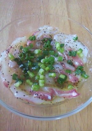 とっても簡単☆黒鯛のカルパッチョ♪-レシピのメイン写真