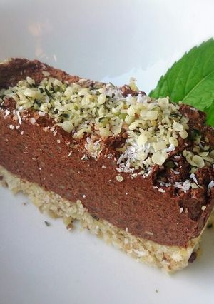 ヘンプ(麻の実)de ローチョコケーキ-レシピのメイン写真