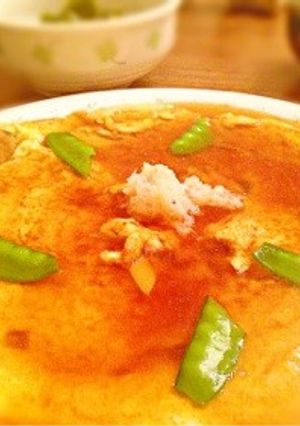 中華街で食べた★甘くない蟹玉-レシピのメイン写真
