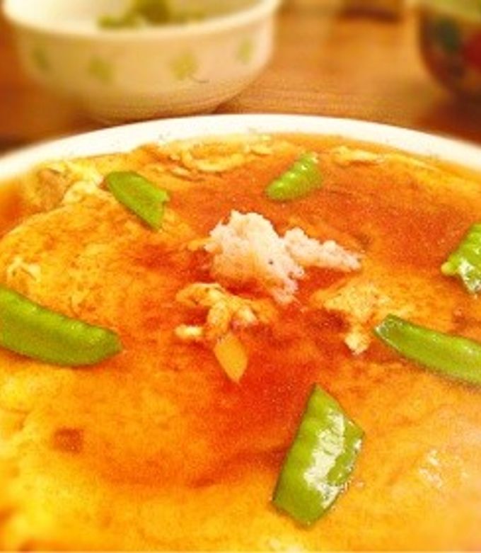 中華街で食べた★甘くない蟹玉-レシピのメイン写真