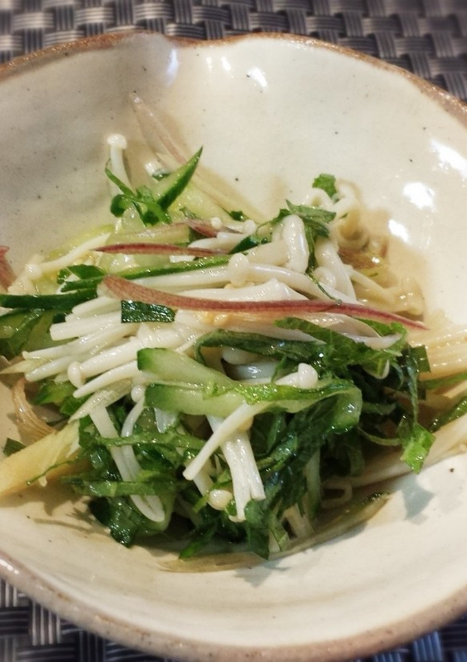 えのきと胡瓜のたっぷり薬味和え-レシピのメイン写真