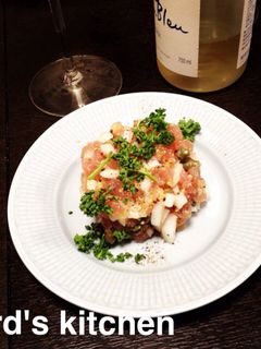 鯵のたたき~ケイパーとマスタードの香り~-レシピのメイン写真