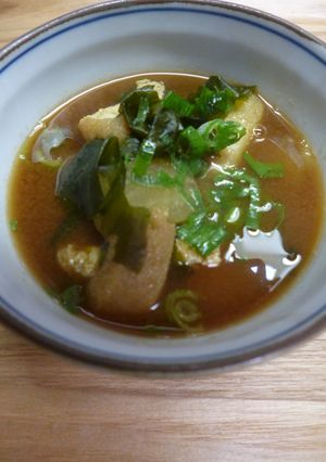 コールラビ入りの赤だし-レシピのメイン写真
