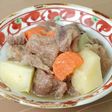 塩こうじ漬け牛スジの煮込み
