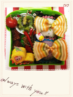 キャラ弁 カフェ弁当-レシピのメイン写真