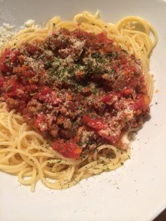 ミートソーススパゲッティ-レシピのメイン写真