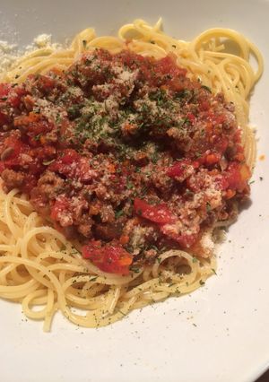 ミートソーススパゲッティ-レシピのメイン写真