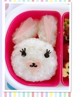 時間がなくてもキャラ弁☆うさぎのモフィ-レシピのメイン写真