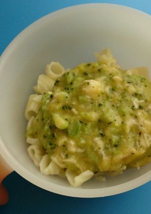コーンクリームパスタ★離乳食中期～-レシピのメイン写真