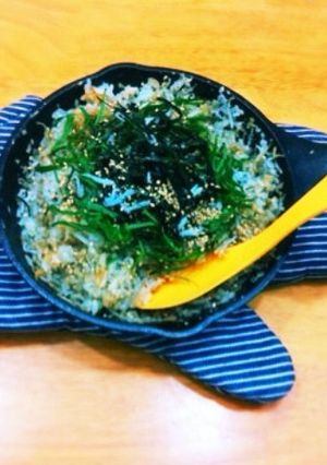 スキレット de しらす炒飯-レシピのメイン写真
