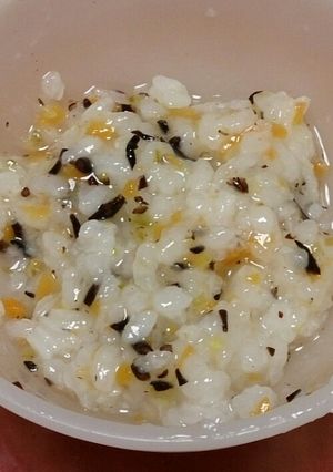 ひじきと野菜のおかゆ★離乳食後期-レシピのメイン写真
