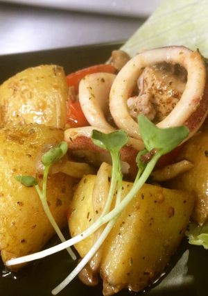 ☆季節野菜と海鮮の軽い炒め☆-レシピのメイン写真