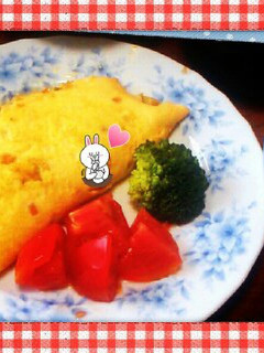 簡単ヘルシ~♪高野豆腐のオムレツ-レシピのメイン写真