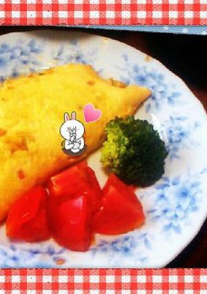 簡単ヘルシ~♪高野豆腐のオムレツ-レシピのメイン写真