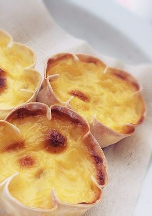 餃子の皮で簡単!!エッグタルト-レシピのメイン写真