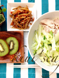 さっぱり☆豚しゃぶサラダそーめん-レシピのメイン写真