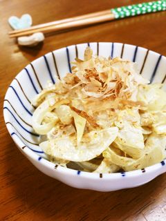 新玉ねぎのマヨワサおかか和え-レシピのメイン写真