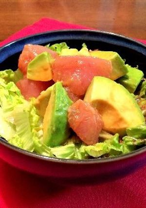 マグロとアボガドの丼-レシピのメイン写真