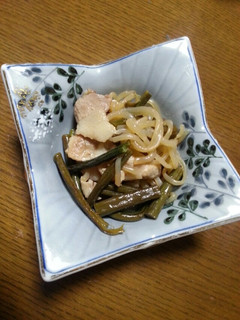 わらびと豚肉の煮物-レシピのメイン写真