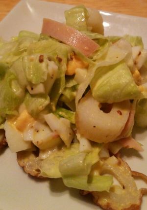 レタスと竹輪の卵サラダ-レシピのメイン写真