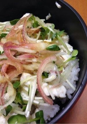 豆腐丼-レシピのメイン写真