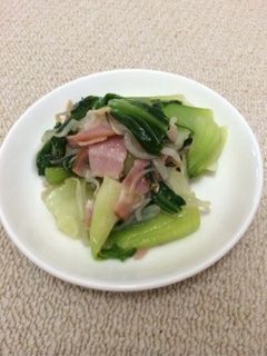 ちんげん菜の炒め物-レシピのメイン写真