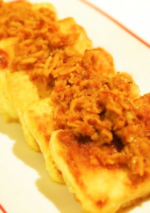 しらすの味噌和え乗せ、焼き豆腐-レシピのメイン写真