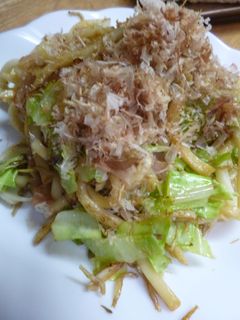 ちりめんさんしょう入り・焼きうどん-レシピのメイン写真