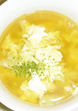 超簡単キャベツと卵のコンソメスープ-レシピのメイン写真