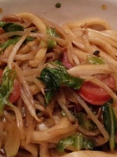 我が家の和風焼きうどん-レシピのメイン写真