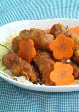 クルクル豚肉の唐揚げ-レシピのメイン写真