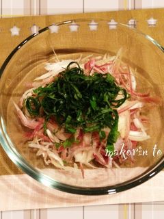 簡単!みょうがと大葉のポン酢和え-レシピのメイン写真